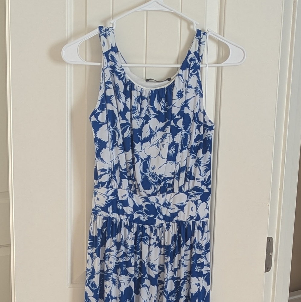 Floral Blue and White Women's Skirt